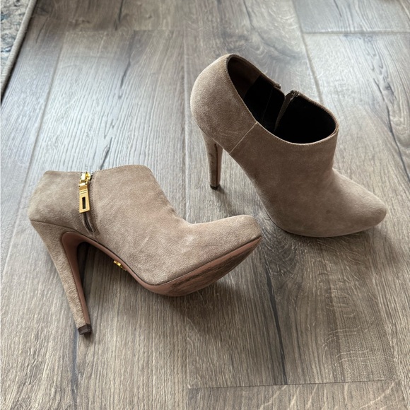 Prada Suede Ankle Booties - Picture 10 of 10